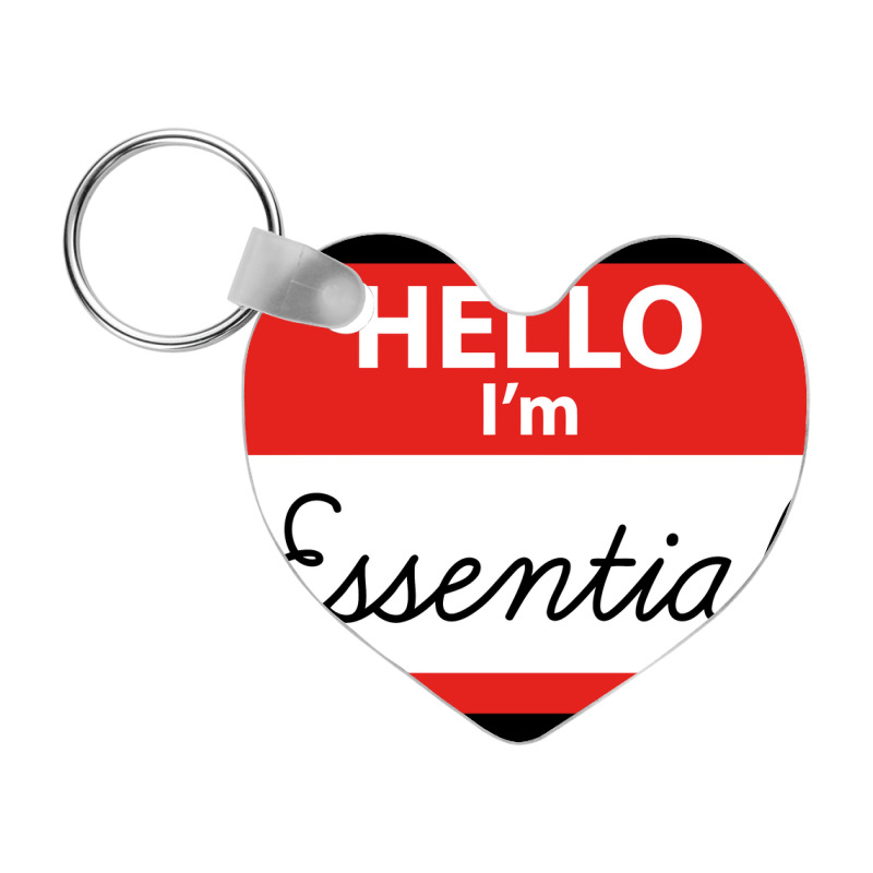 Hello I'm Essential ,essential Frp Heart Keychain | Artistshot