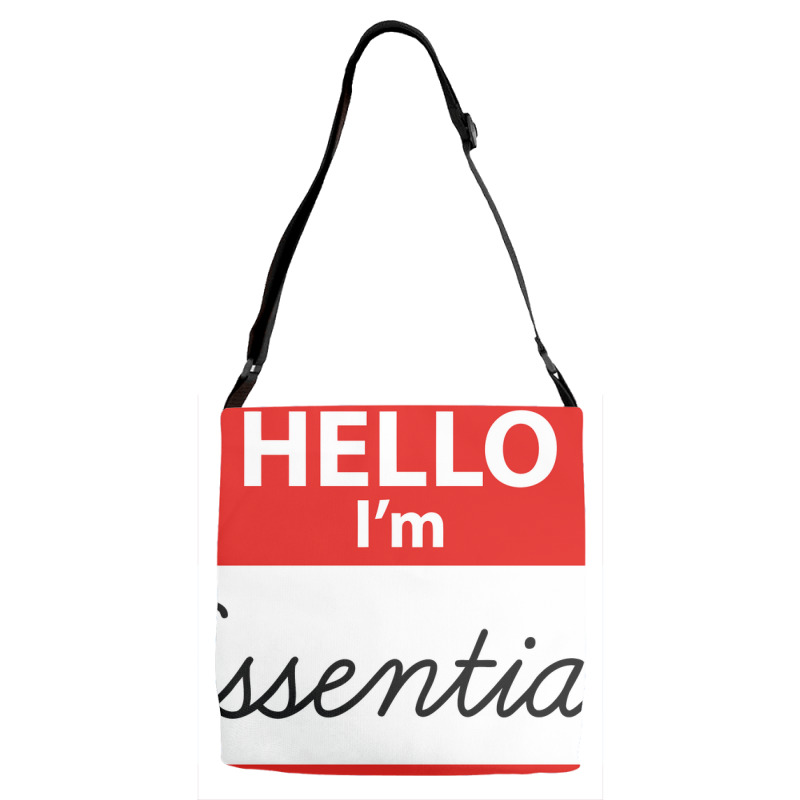 Hello I'm Essential ,essential Adjustable Strap Totes | Artistshot