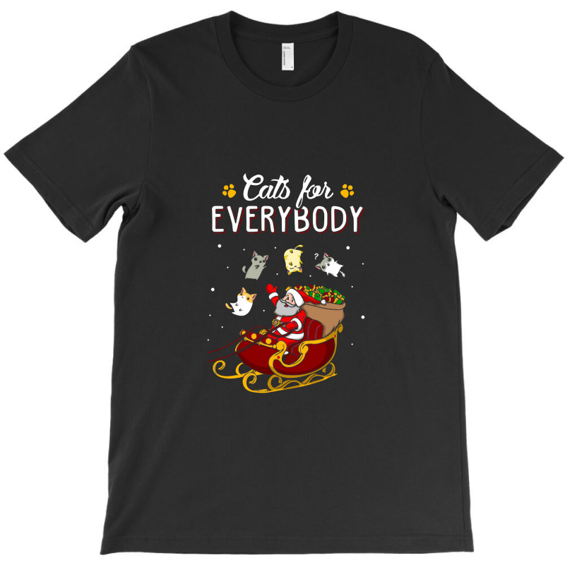 Cats For Everybody Cat Christmas Ugly Christmas T-shirt | Artistshot