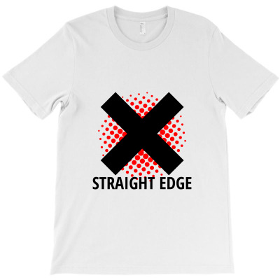 Straight Edge Sober T-shirt Designed By Myluphoto