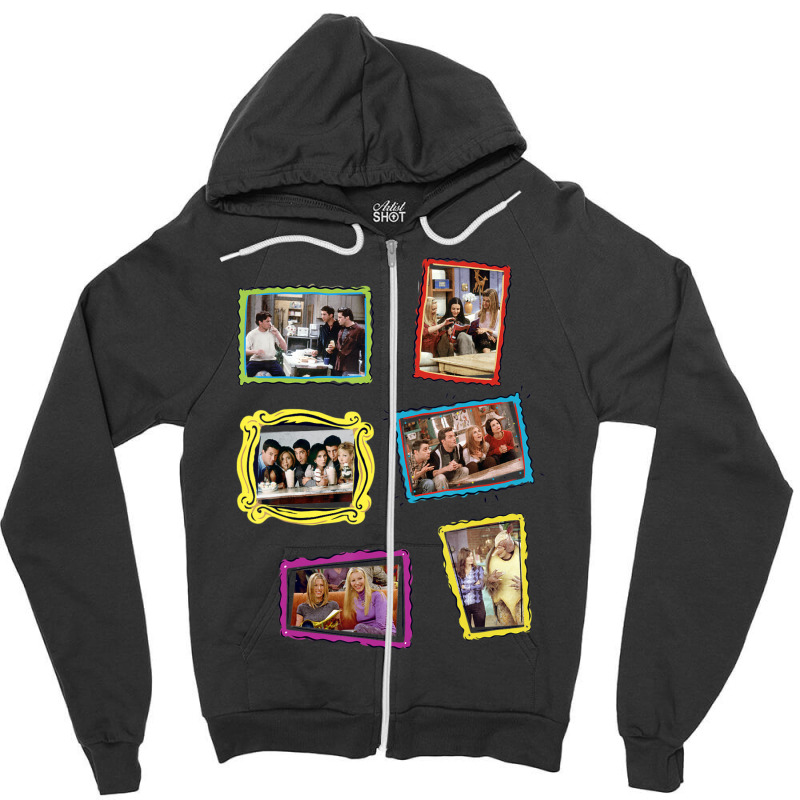 Friends Framed Memories Zipper Hoodie by PhanBo | Artistshot