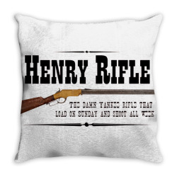 henry rifle Throw Pillow | Artistshot