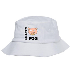 dirty funny pig Bucket Hat | Artistshot