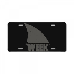 week of the shark License Plate | Artistshot