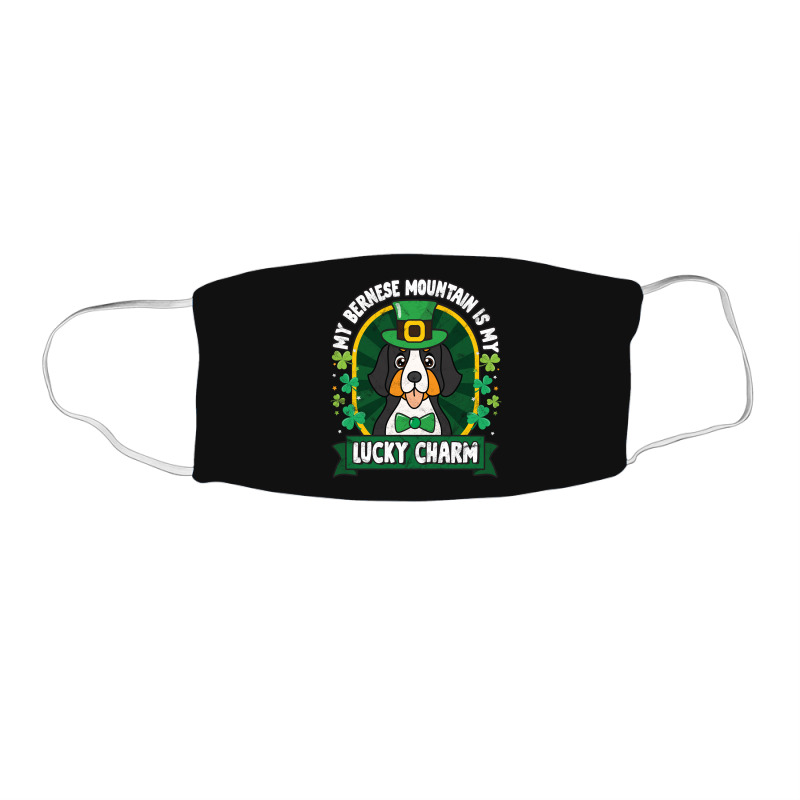 Bernese Mountain Is My Lucky Charm St Patricks Face Mask Rectangle | Artistshot
