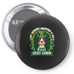 bernese mountain is my lucky charm st patricks Pin-back button | Artistshot