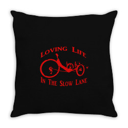 slow lane Throw Pillow | Artistshot