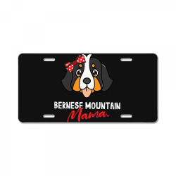 bernese mountain mama dog lover License Plate | Artistshot