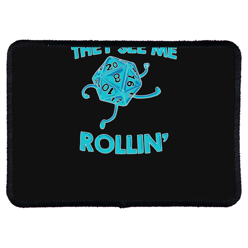 They See Me Rollin' Rectangle Patch | Artistshot