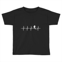 Skiing Ski Heartbeat For Skiers Toddler T-shirt | Artistshot