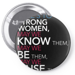 here's to strong women Pin-back button | Artistshot