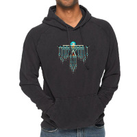 Native American Southwest-style Turquoise Thunderbird 1 Vintage Hoodie | Artistshot