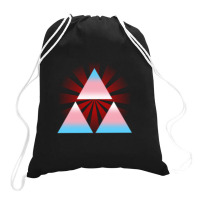 Trans Triforce Drawstring Bags | Artistshot