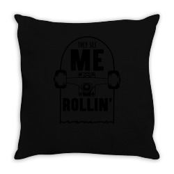 they see me rollin Throw Pillow | Artistshot