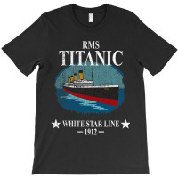 Rms Titanic White Star Line Cruise Ship 1912 Boys Girls Kids T-shirt | Artistshot