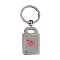 Laundry The Only Thing Separated By Color Silver Rectangle Keychain | Artistshot