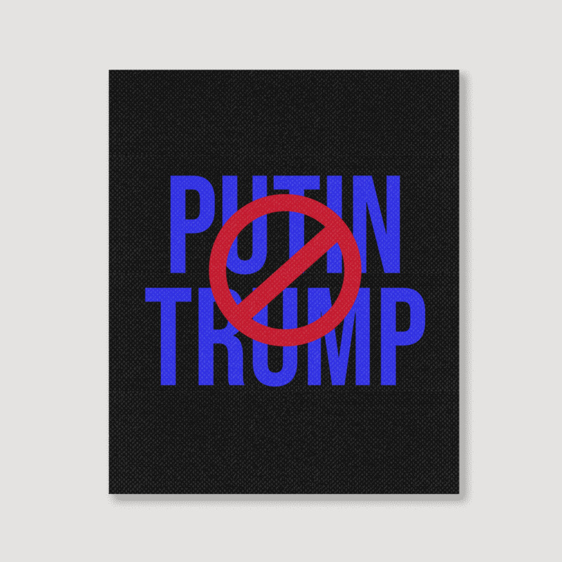 Putin And Trump Portrait Canvas Print | Artistshot