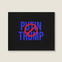 Putin And Trump Landscape Canvas Print | Artistshot