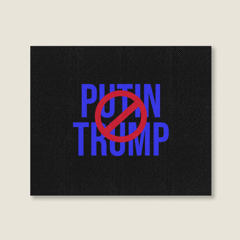 Putin And Trump Landscape Canvas Print | Artistshot