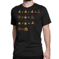 Order Of Operations Quiz For Math Teacher Halloween Equation Classic T-shirt | Artistshot