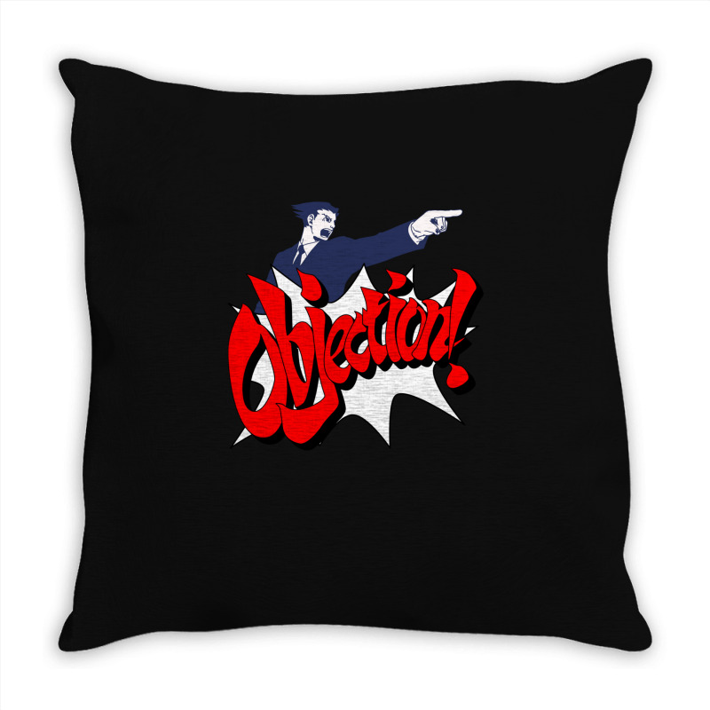 Objection Throw Pillow | Artistshot