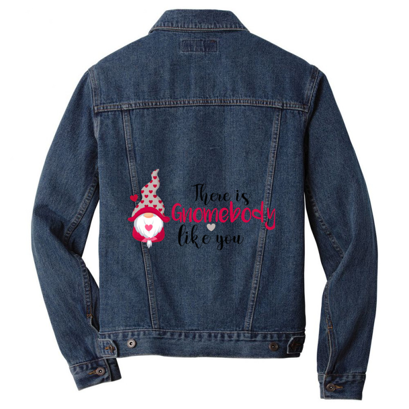 There Is Gnombody Men Denim Jacket by brumfieldportillo7vlpq8 | Artistshot