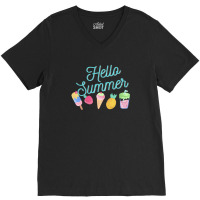 Hello Summer Tshirt 1 V-neck Tee | Artistshot