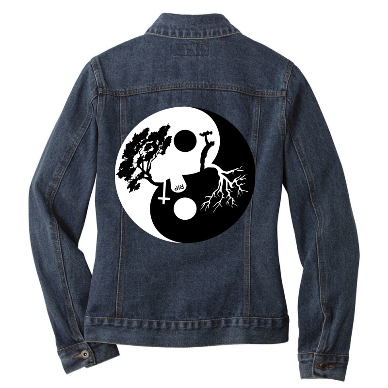 Black City Adventure Ladies Denim Jacket by hyun marioline | Artistshot