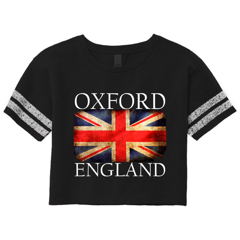 Oxford England Union Jack Flag Scorecard Crop Tee by lykhongduong9enev3 | Artistshot