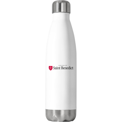 College Of Saint Benedict Stainless Steel Water Bottle Designed By Sophiavictoria