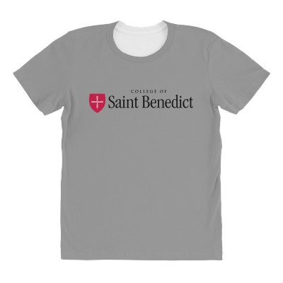 College Of Saint Benedict All Over Women's T-shirt Designed By Sophiavictoria