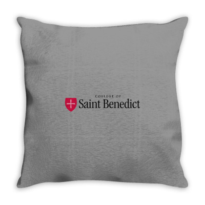 College Of Saint Benedict Throw Pillow Designed By Sophiavictoria