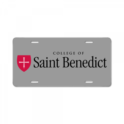 College Of Saint Benedict License Plate Designed By Sophiavictoria