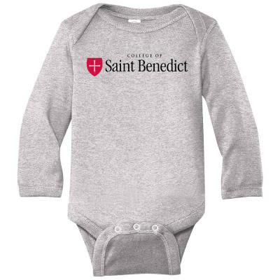College Of Saint Benedict Long Sleeve Baby Bodysuit Designed By Sophiavictoria