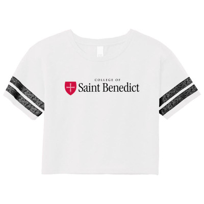 College Of Saint Benedict Scorecard Crop Tee Designed By Sophiavictoria