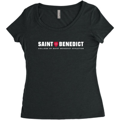 College Of Saint Benedict Women's Triblend Scoop T-shirt Designed By Sophiavictoria
