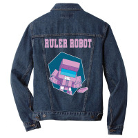 Ruler Robot Men Denim Jacket | Artistshot