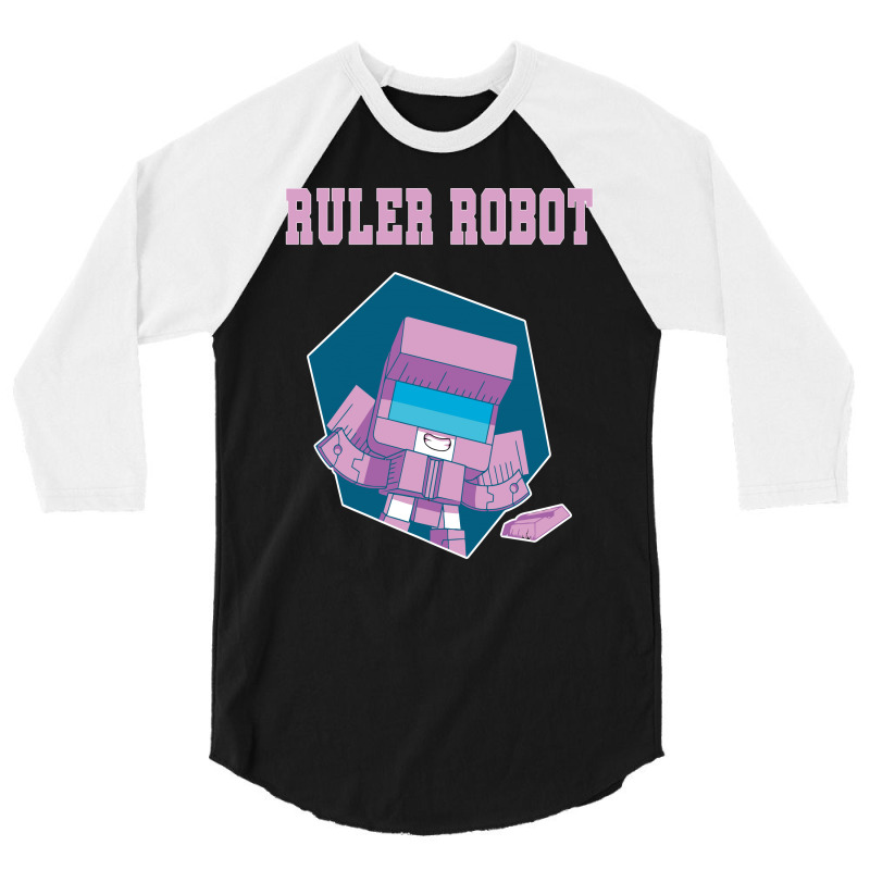 Ruler Robot 3/4 Sleeve Shirt | Artistshot