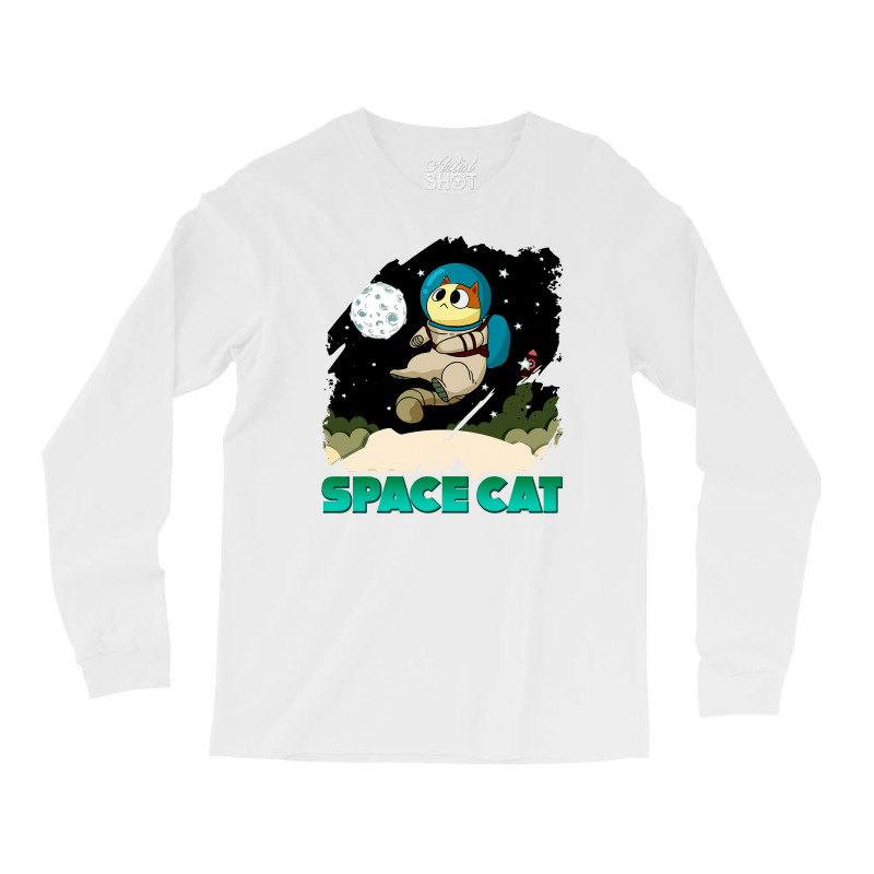 Space Cat Long Sleeve Shirts | Artistshot