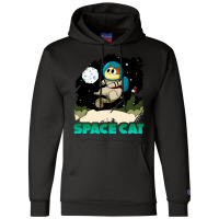 Space Cat Champion Hoodie | Artistshot