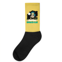 Space Cat Socks | Artistshot