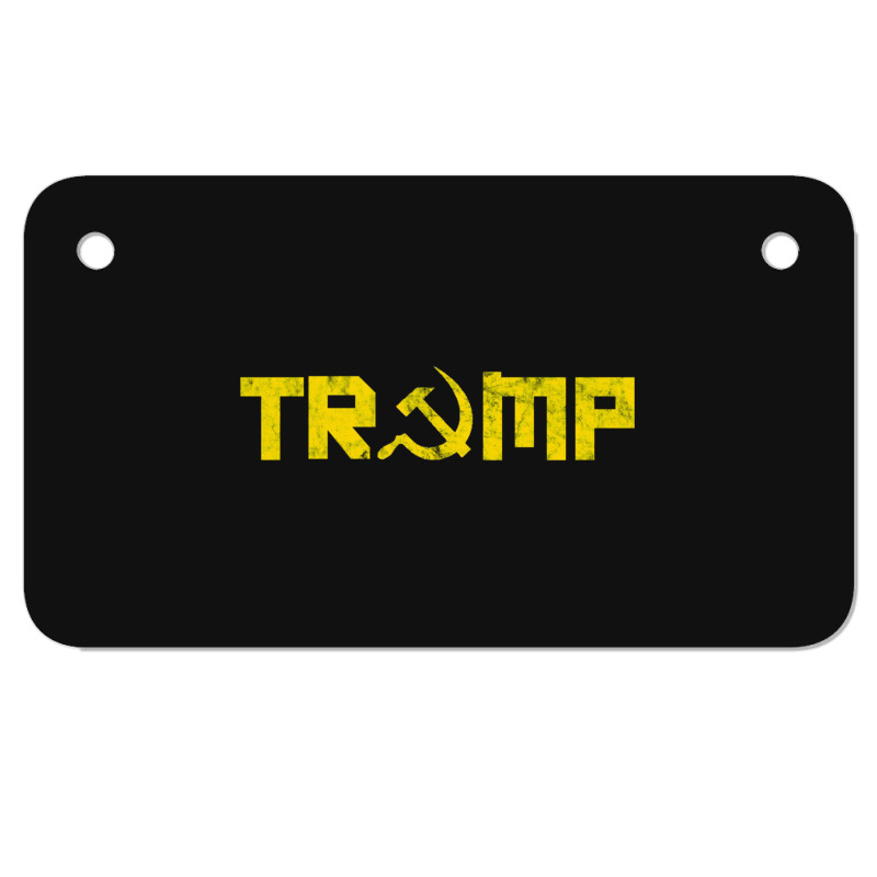 Trump Russia Ties Antitrump Motorcycle License Plate | Artistshot