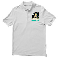 Space Cat Men's Polo Shirt | Artistshot