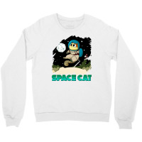 Space Cat Crewneck Sweatshirt | Artistshot