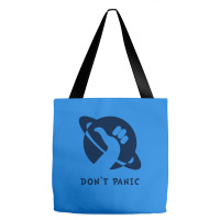 Space Dont Panic Tote Bags | Artistshot