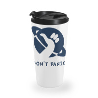 Space Dont Panic Travel Mug | Artistshot