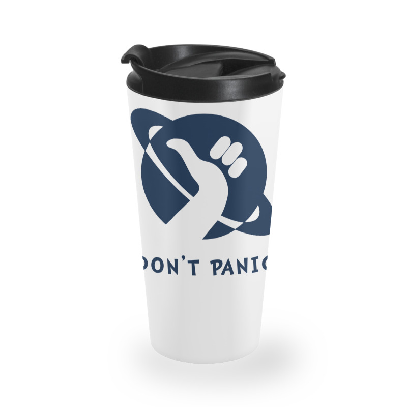 Space Dont Panic Travel Mug | Artistshot