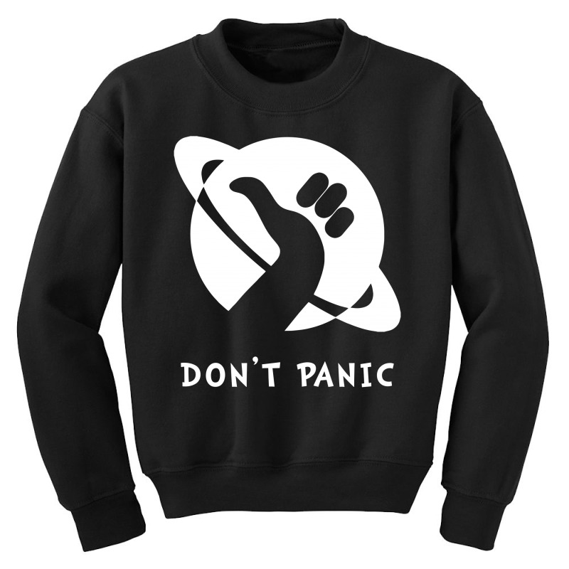 Space Dont Panic Youth Sweatshirt | Artistshot