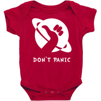 Space Dont Panic Baby Bodysuit | Artistshot