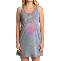 Meditating Astronaut Planets Colorful Lotus Women Meditation Tank Top Tank Dress | Artistshot